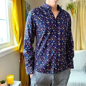 Denim Flower Shirts Denim And Flower By Ricky Singh Mens Floral Button Down Poshmark